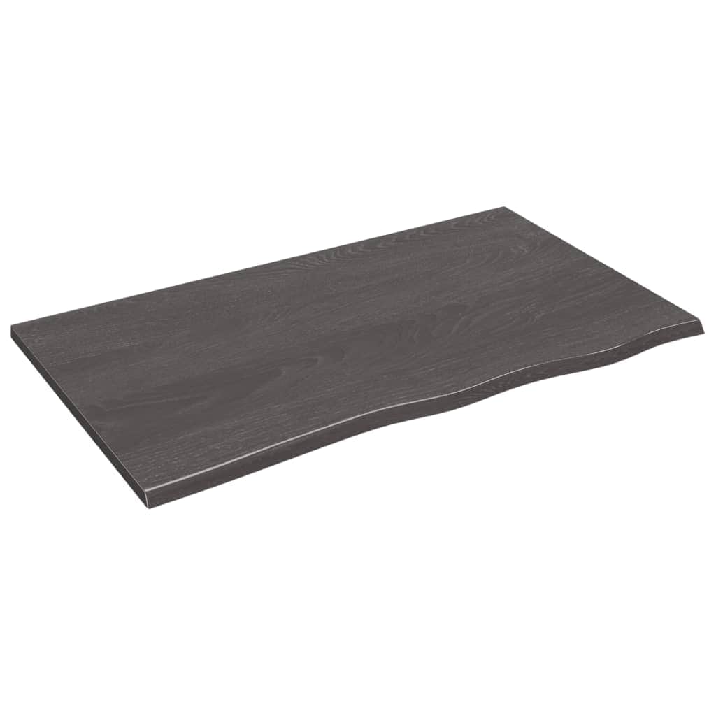 Worktops - Light Brown-Treated Solid Wood Bathroom Countertop - photo 37