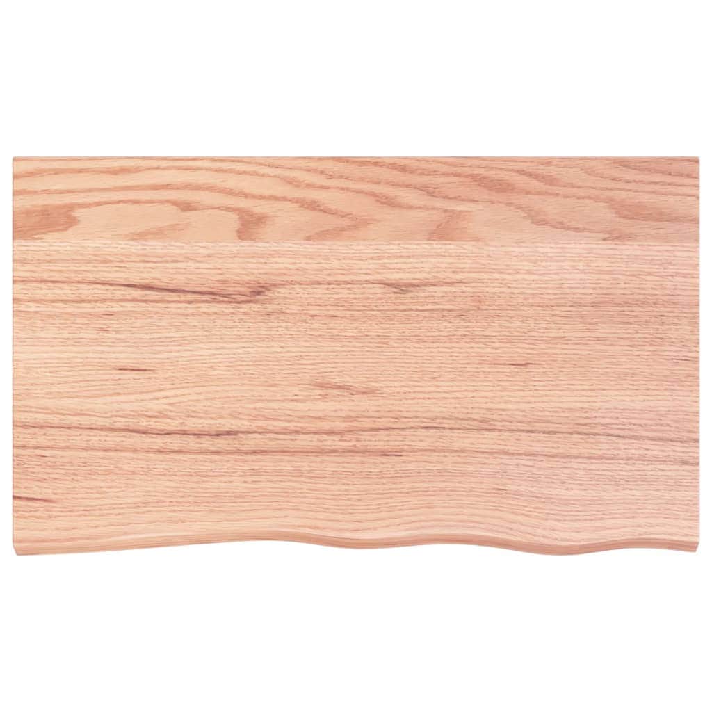 Light Brown-Treated Solid Wood Bathroom Countertop - Wood finish - photo 21
