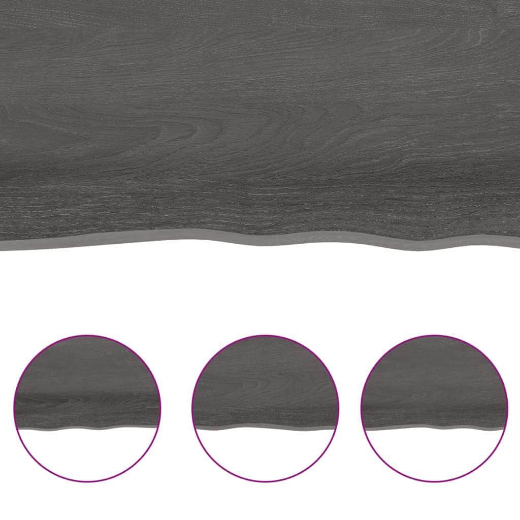 Brown colour - Light Brown-Treated Solid Wood Bathroom Countertop - photo 38
