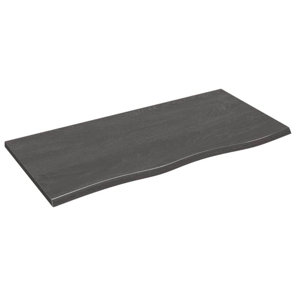 Light Brown-Treated Solid Wood Bathroom Countertop with Brown colour - photo 32