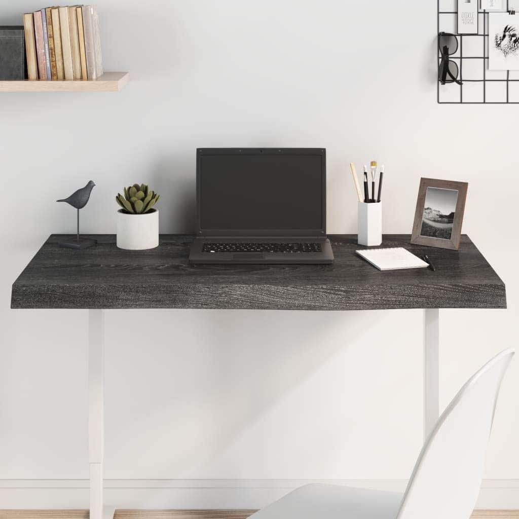 Light Brown Treated Solid Wood Table Top