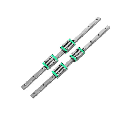 Linear Guide Rail 2PCS HGH20CA Slider Block Bearing Steel CNC