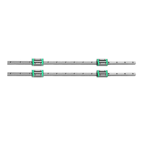 Linear Guide Rail HGH20CA Slider Block Bearing Steel CNC 2PCS