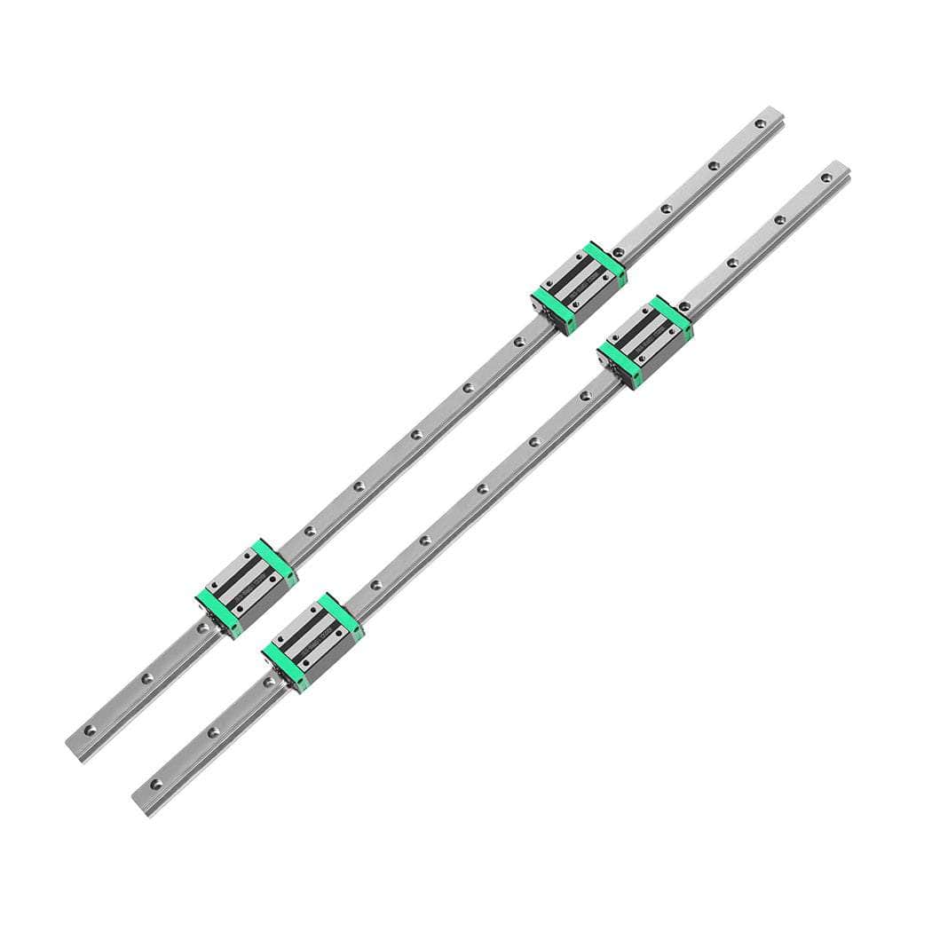 Linear Guide Rail HGH20CA Slider Block Bearing Steel CNC 2PCS