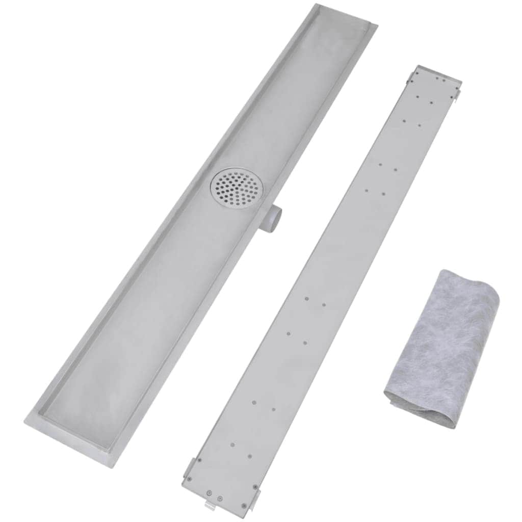 Linear Shower Drain 2 pcs Stainless Steel