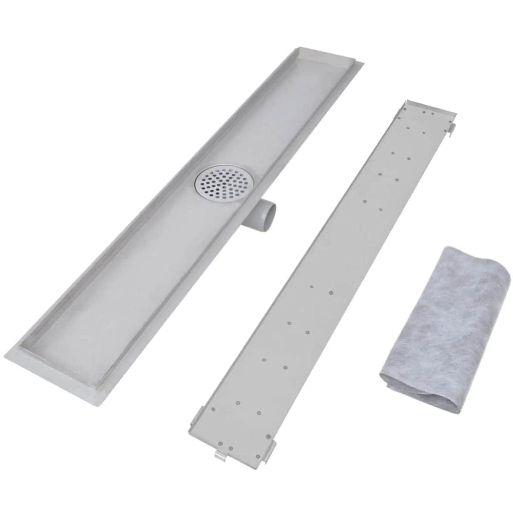 Linear Shower Drain 2 pcs -Stainless Steel