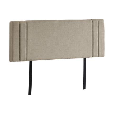 Exquisite Linen Fabric Queen Bed Deluxe Headboard - Beige