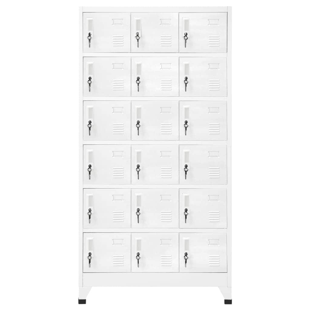 Locker Cabinet with 18 Compartments Metal