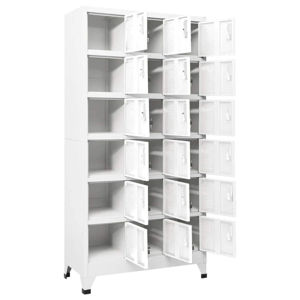 Locker Cabinet with 18 Compartments Metal