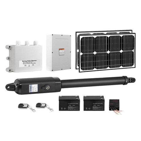 Single Swing Gate Opener 600Kg 40W Solar Panel
