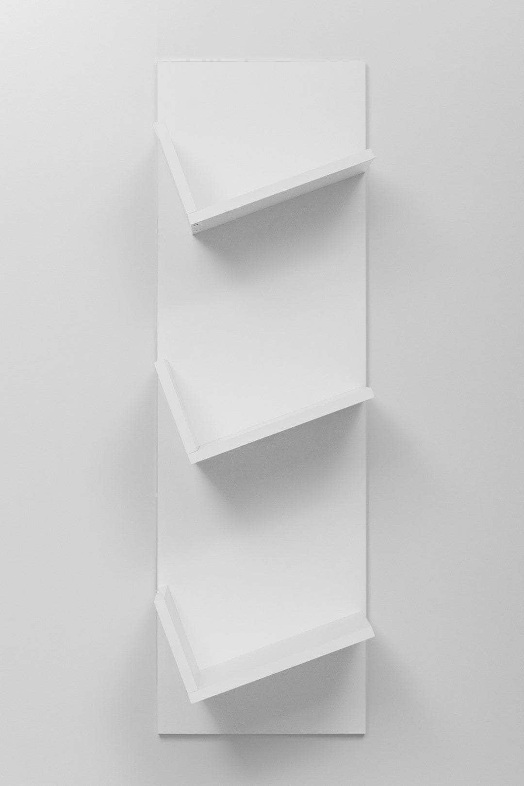 London Display Shelf - Natural Oak/White