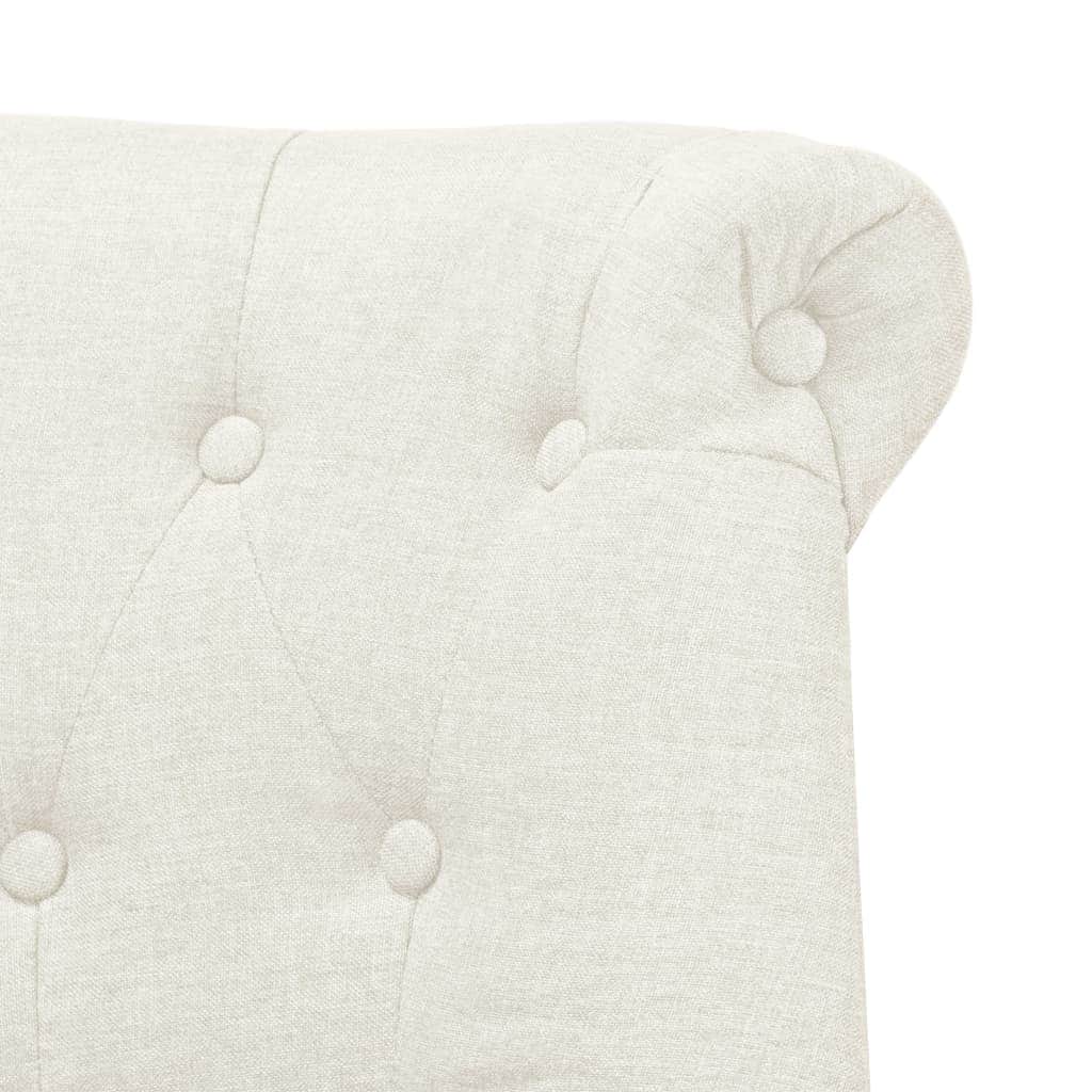 Loveseat Fabric White