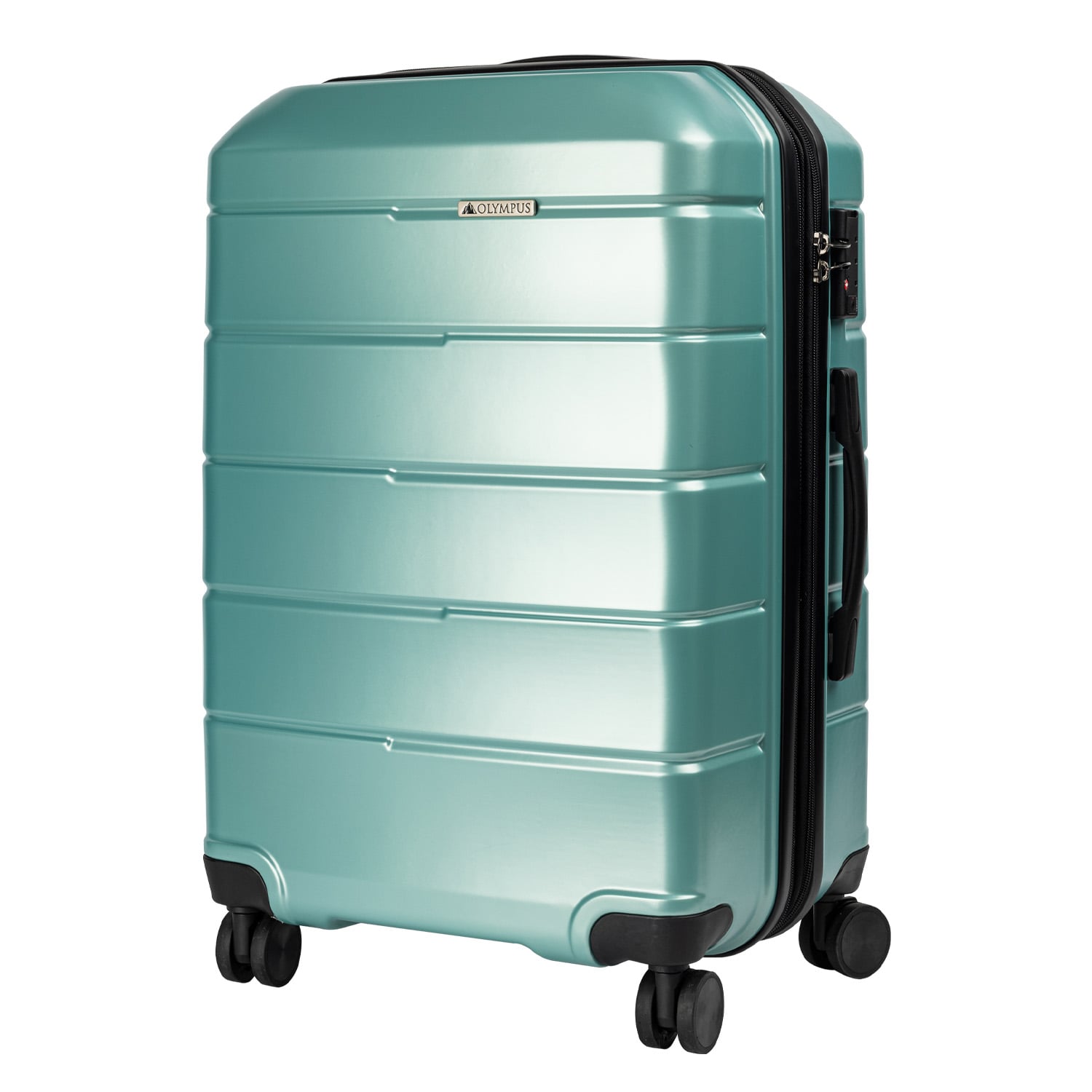24in Hard Shell Suitcase Electric Teal 44x27x66cm