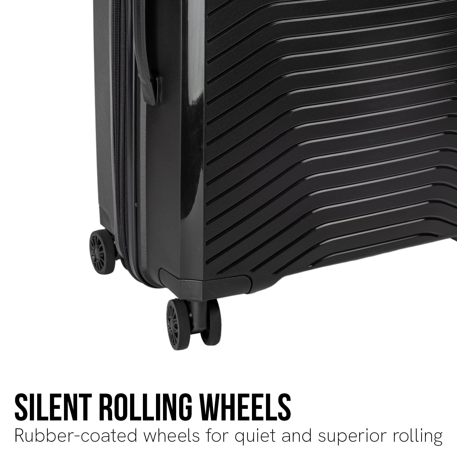 Black suitcase 44x27x66cm, view 7