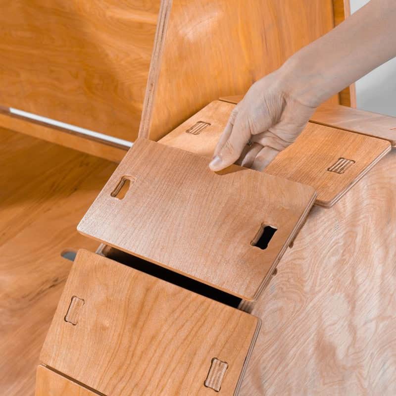 Lumina Bed Frame Suite Storage Design Wooden Frame King Size