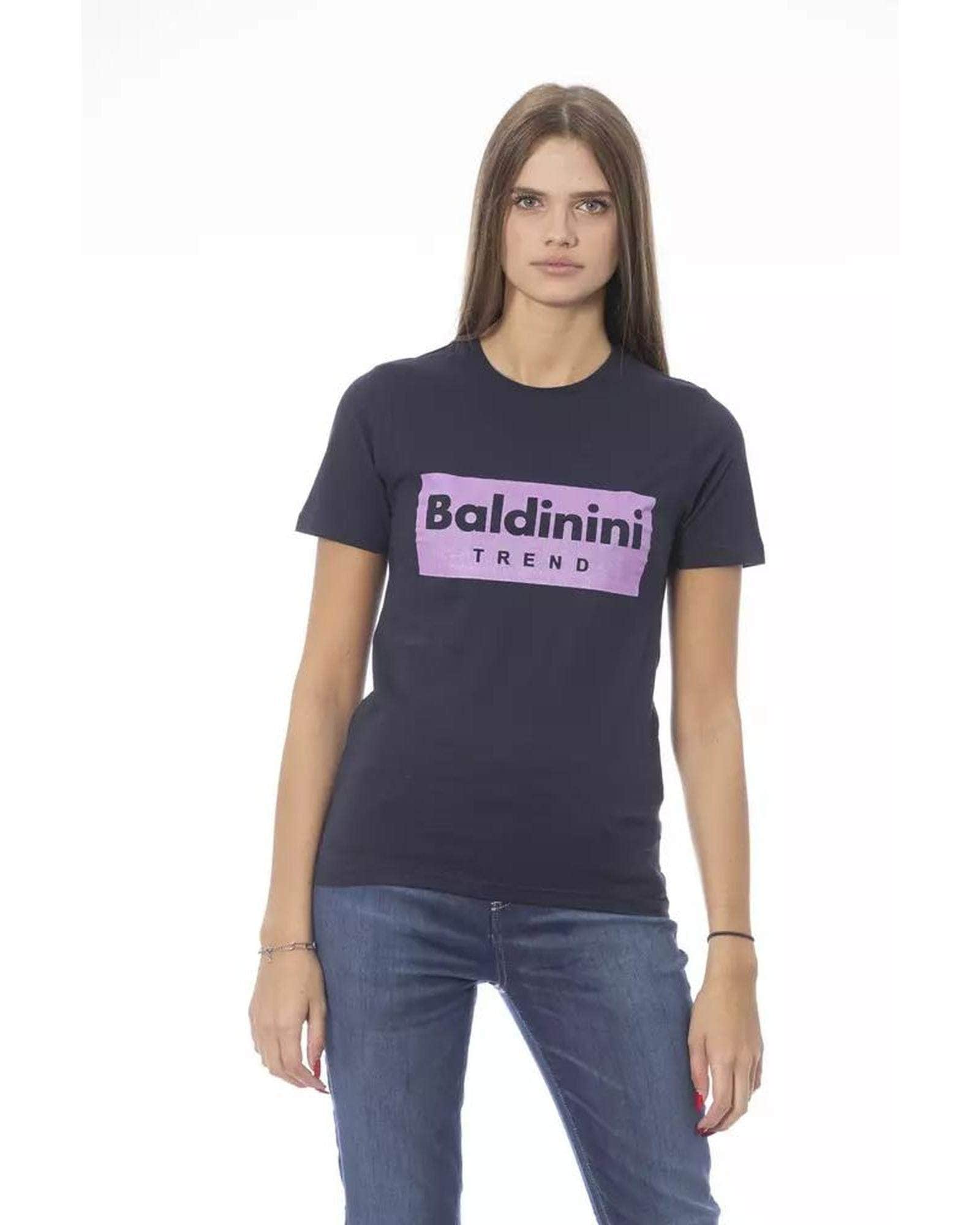 Luminous White Cotton Delight Baldinini Trend Women'S Tee Shirt