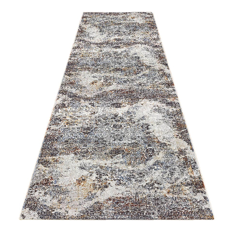 Luxe Vintage Textured Rug - Light Grey - 80X150