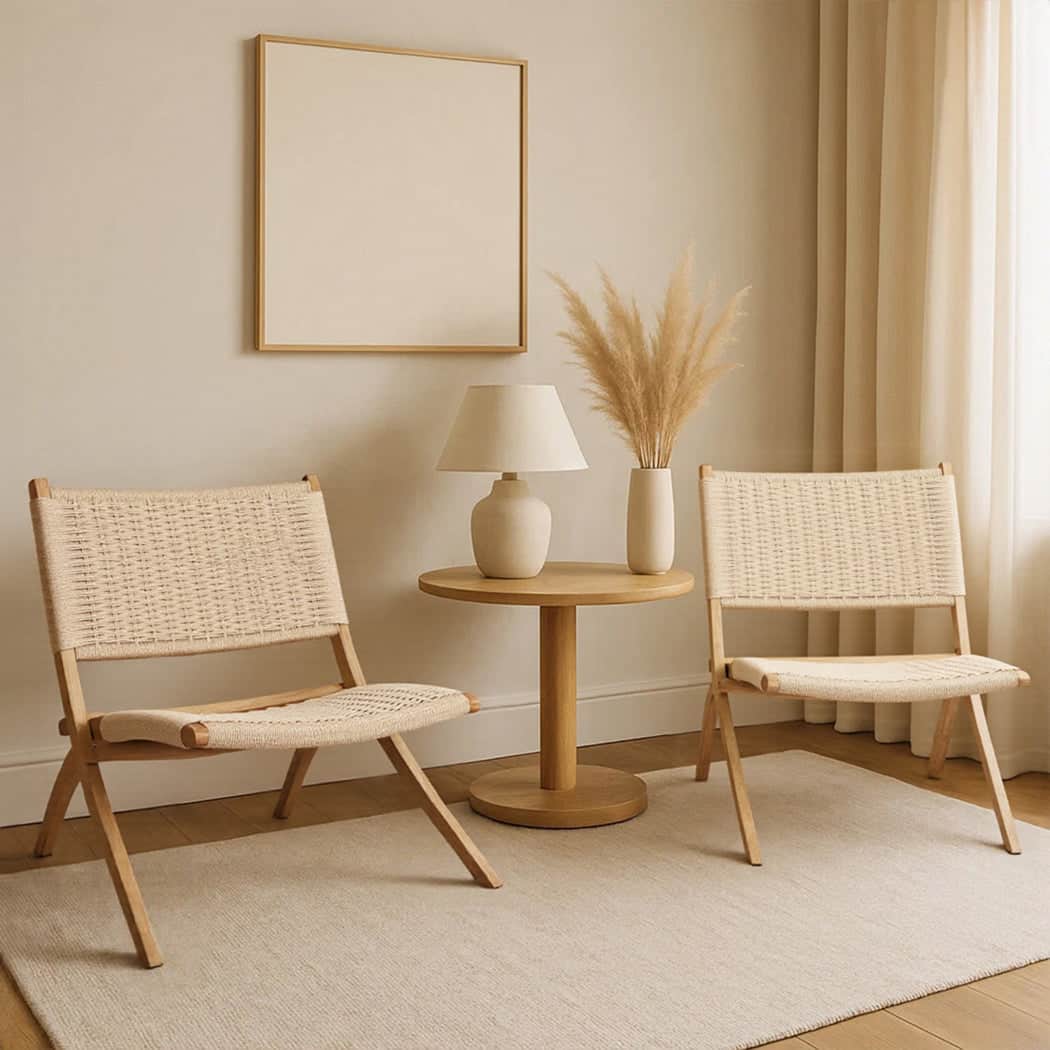 Luxury 2x Accent Chair Foldable Recliner  High Back Support