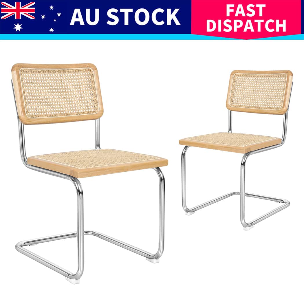 Luxury 4x Rattan Chair Dining Chairs  Comfortable Design Classic