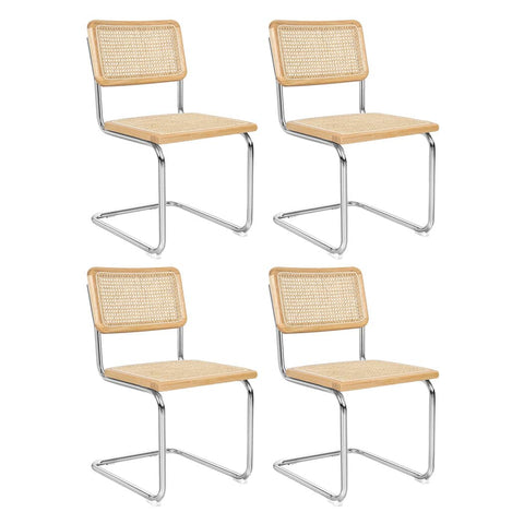 Luxury 4x Rattan Chair Dining Chairs  Comfortable Design Classic