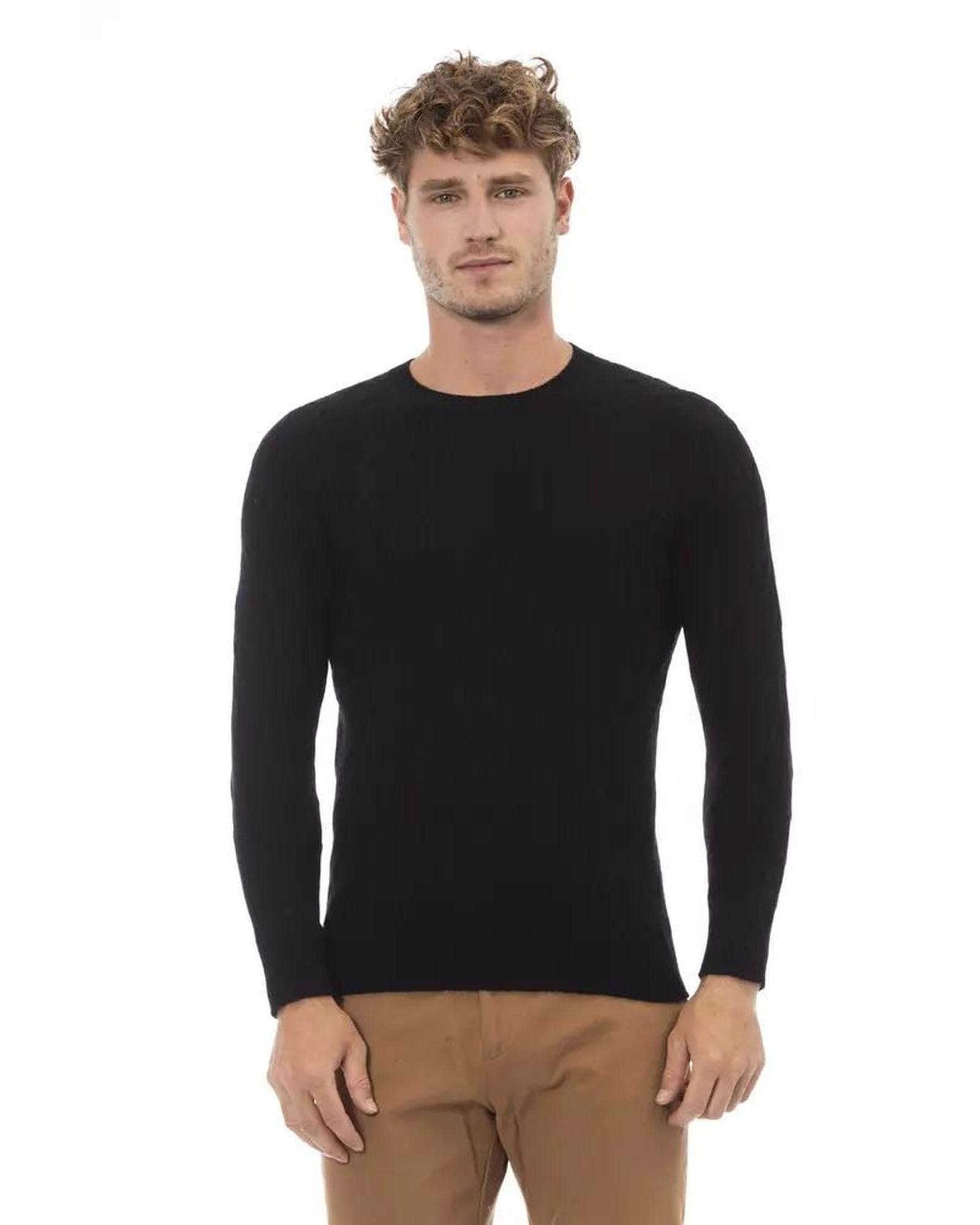 Luxury Alpha Studio Men'S Viscose Sweater