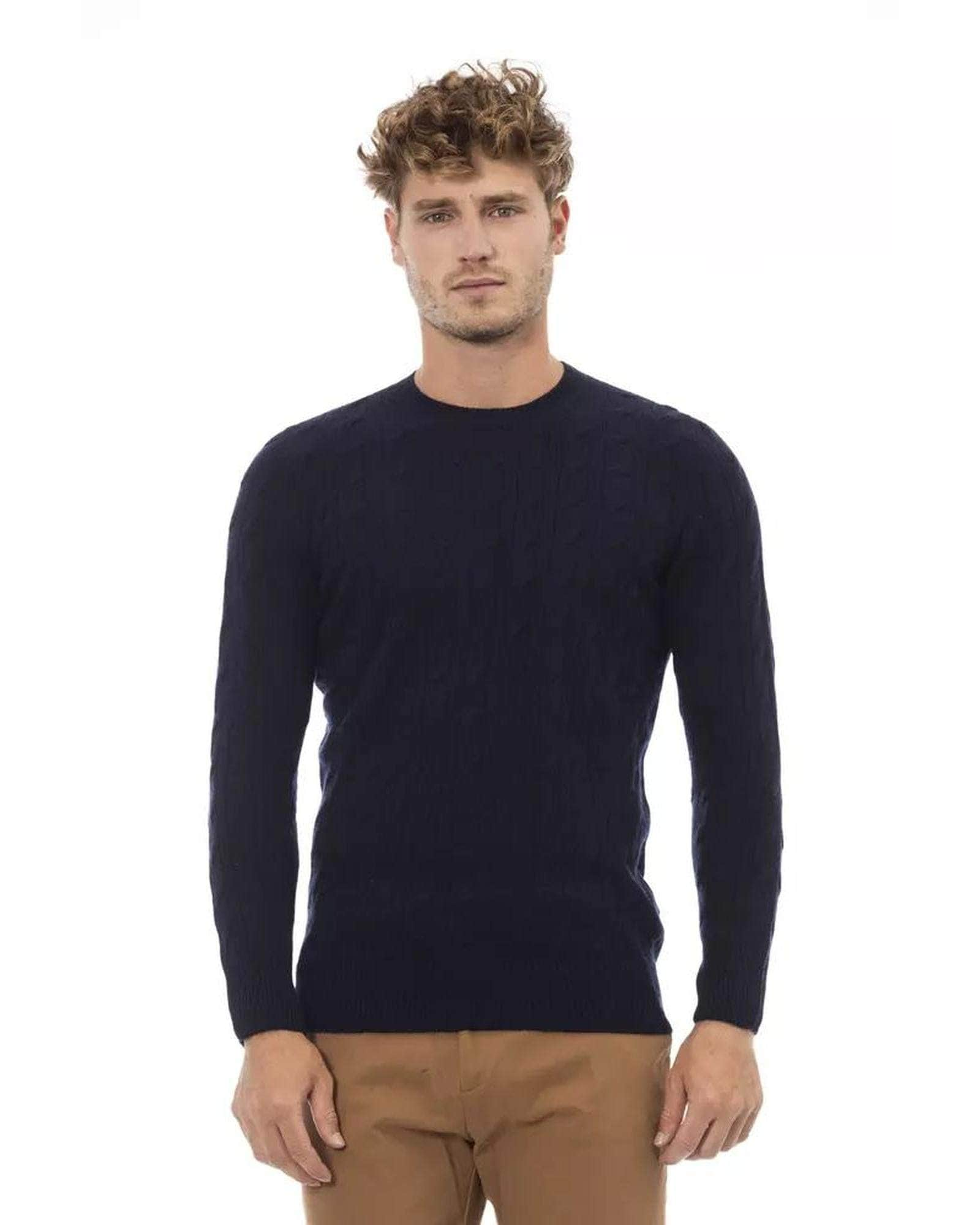 Luxury Alpha Studio Men'S Viscose Sweater