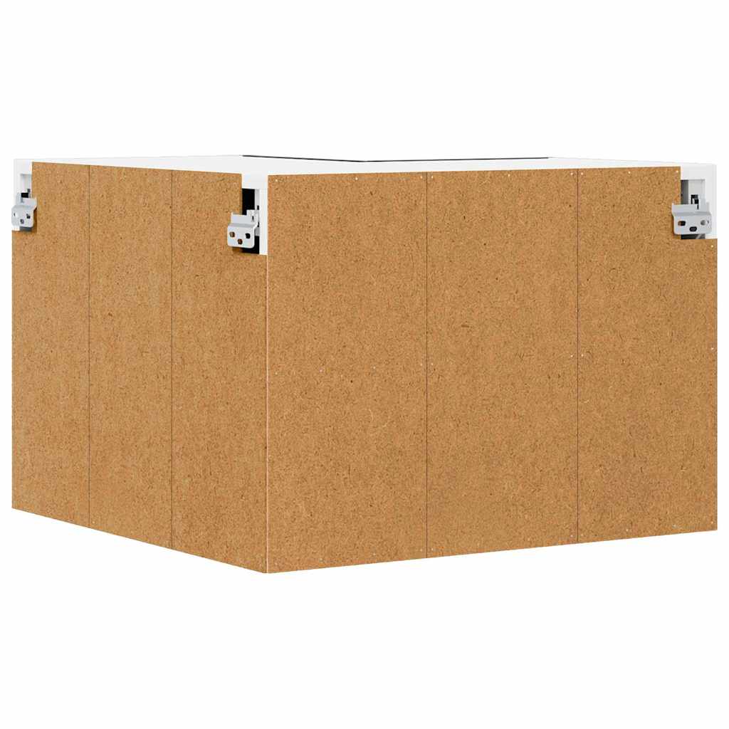 Luxury Cabinet Riga Black Oak and White - Designer Finish