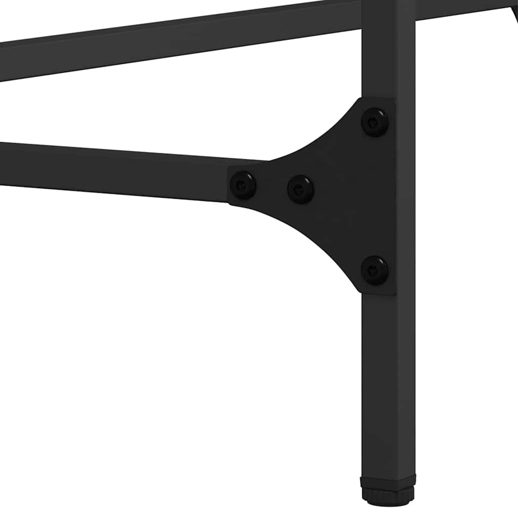 Luxury Console Table Black oak Engineered wood - High Quality Build