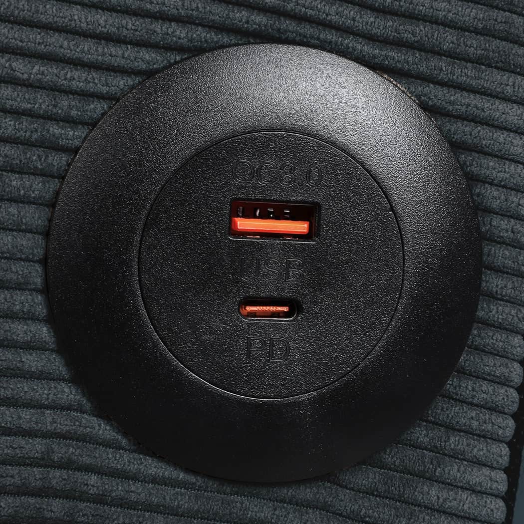 Luxury CONVERTIBLE SOFABED WITH USB CHARGE AND SIDE TABLE  Durable