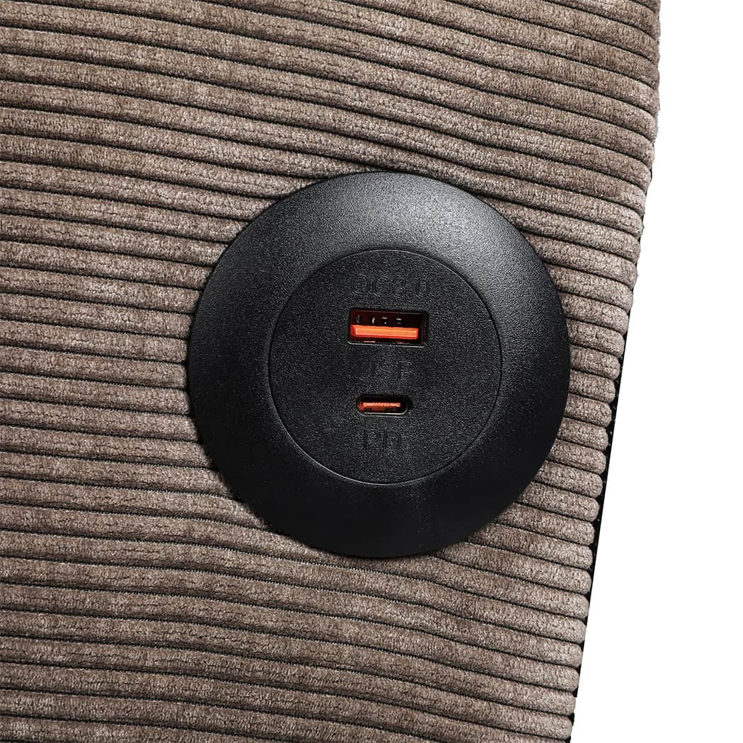 Luxury CONVERTIBLE SOFABED WITH USB CHARGE AND SIDE TABLE  Premium