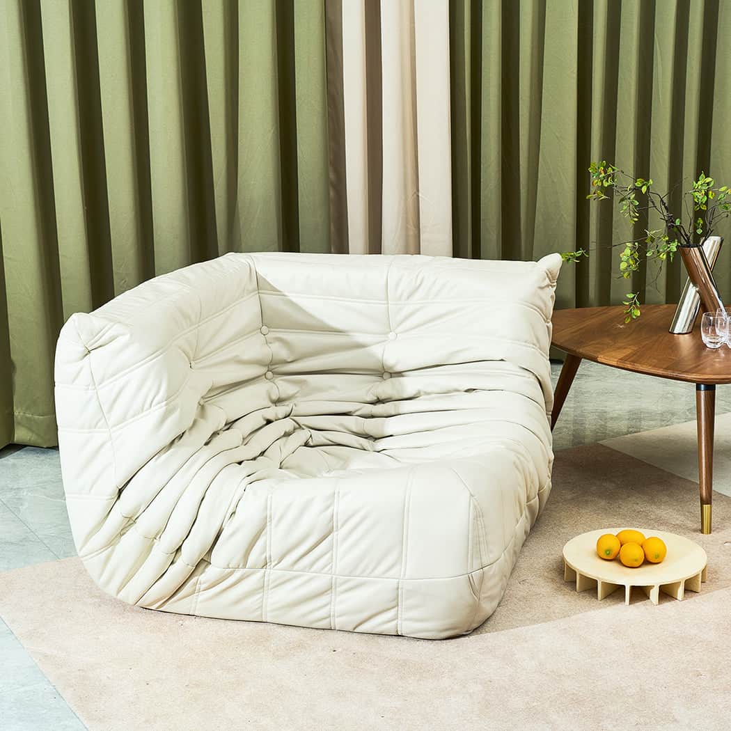 Luxury Corner Seaters Floor Sofa Caterpillar Lounge  Durable Frame