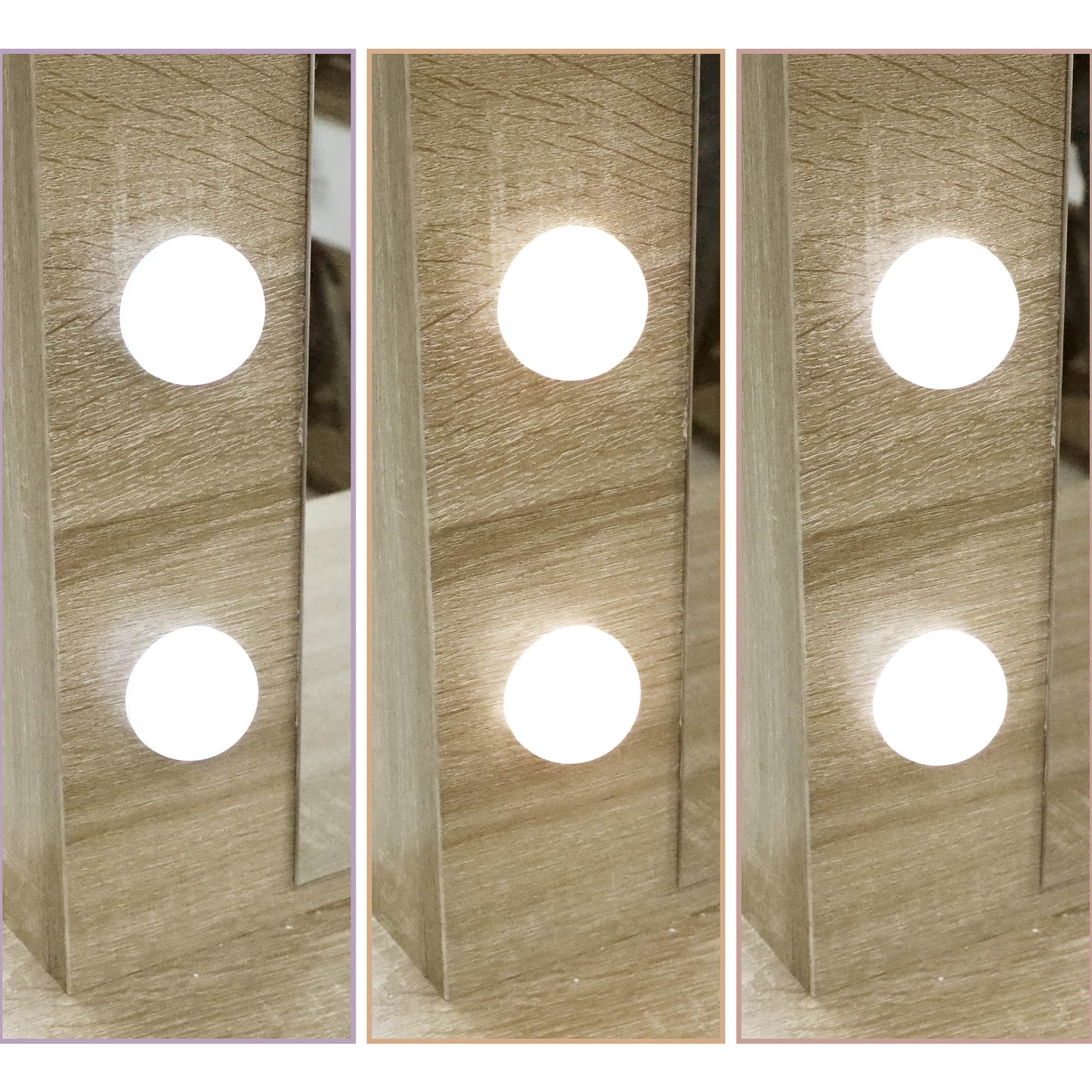 Luxury Dressing Table Stool Set Makeup Mirror Led  Durable Frame