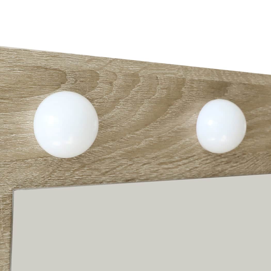 Luxury Dressing Table Stool Set Makeup Mirror Led  Durable Frame