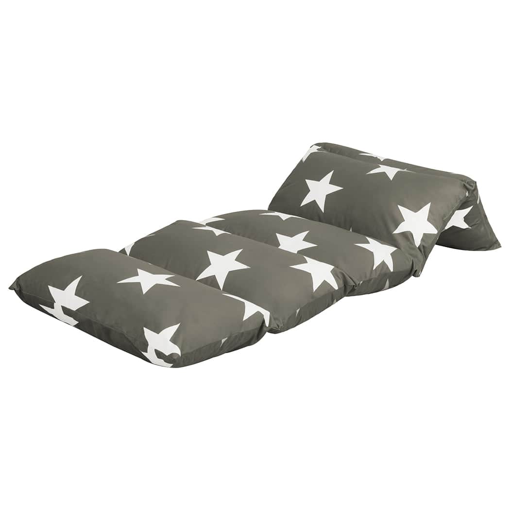 Luxury Foldable Mattress Kids Pillow Dark grey Large  Adjustable