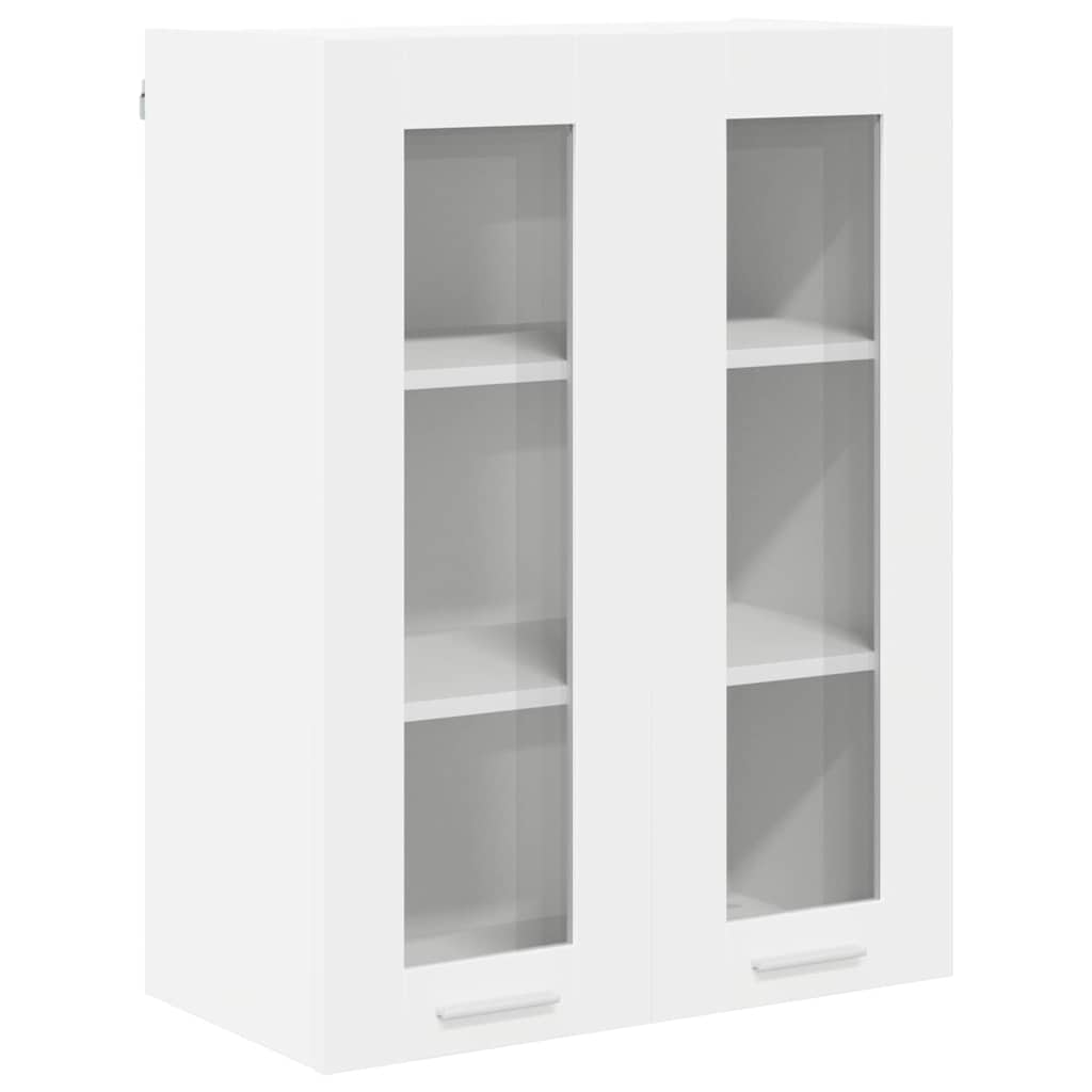 Luxury Hanging Cabinet Riga White Engineered Wood - Home Dacor