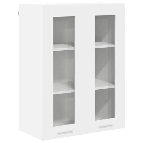 Luxury Hanging Cabinet Riga White Engineered Wood - Home Dacor