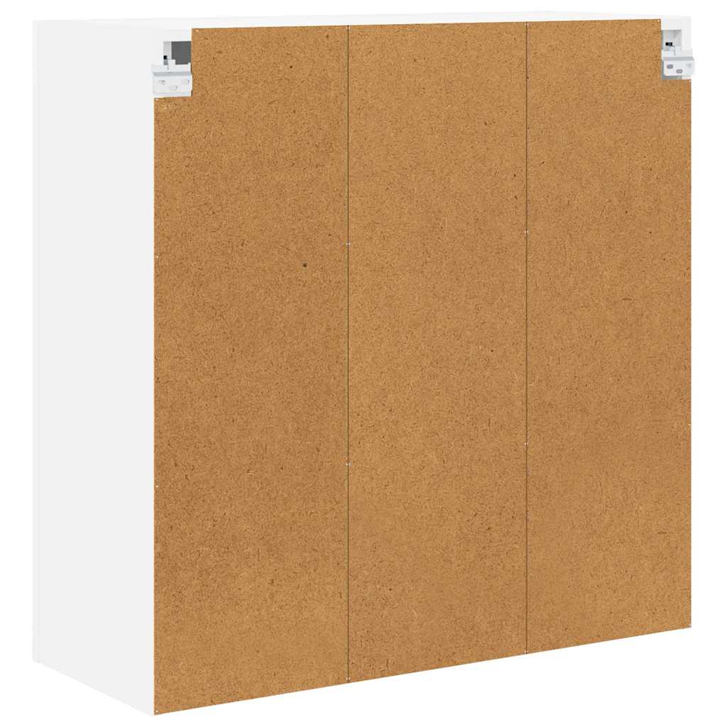 Luxury Hanging Cabinet Riga White Engineered Wood - Premium Comfort, 3vty