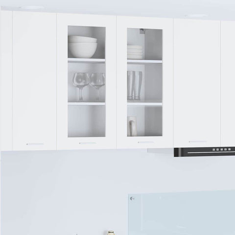 Luxury Hanging Cabinet Riga White Engineered Wood - Premium Comfort