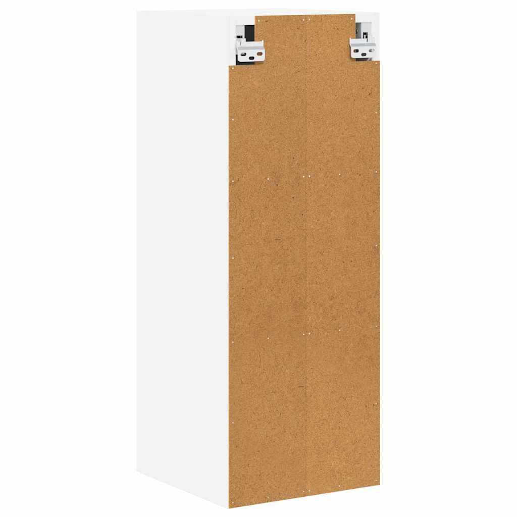 Luxury Hanging Cabinet with Shelf Riga 2 pcs White - Sturdy Frame, 2 Pcs