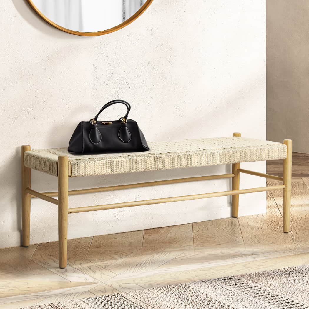 Luxury Kraft Rope Bench Seat  Comfortable Design Classic Durable