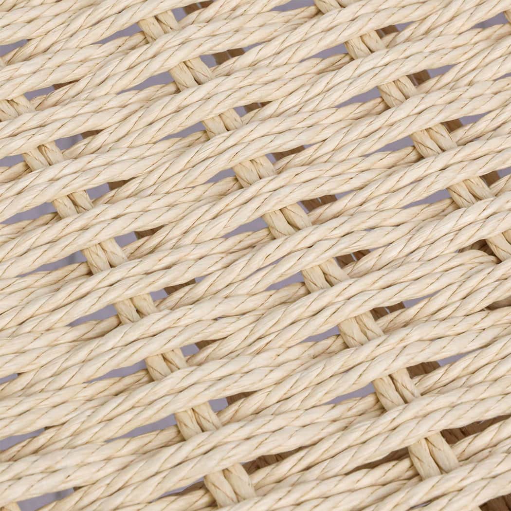 Luxury Kraft Rope Bench Seat  Comfortable Design Classic Durable