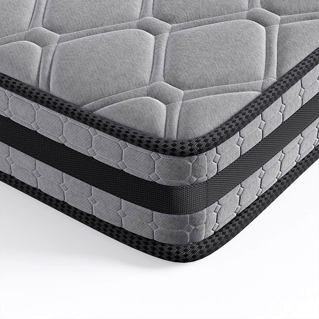 Luxury Metal Bed Frame Mattress Base Set Wood Queen  Easy Assembly