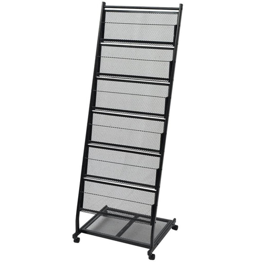 Magazine Rack Black A4 - Magazine Racks