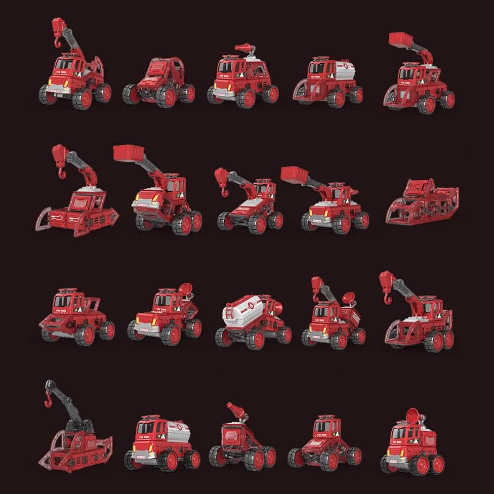 Magnetic Fire Truck Diy With Music Lights - Christmas Gift