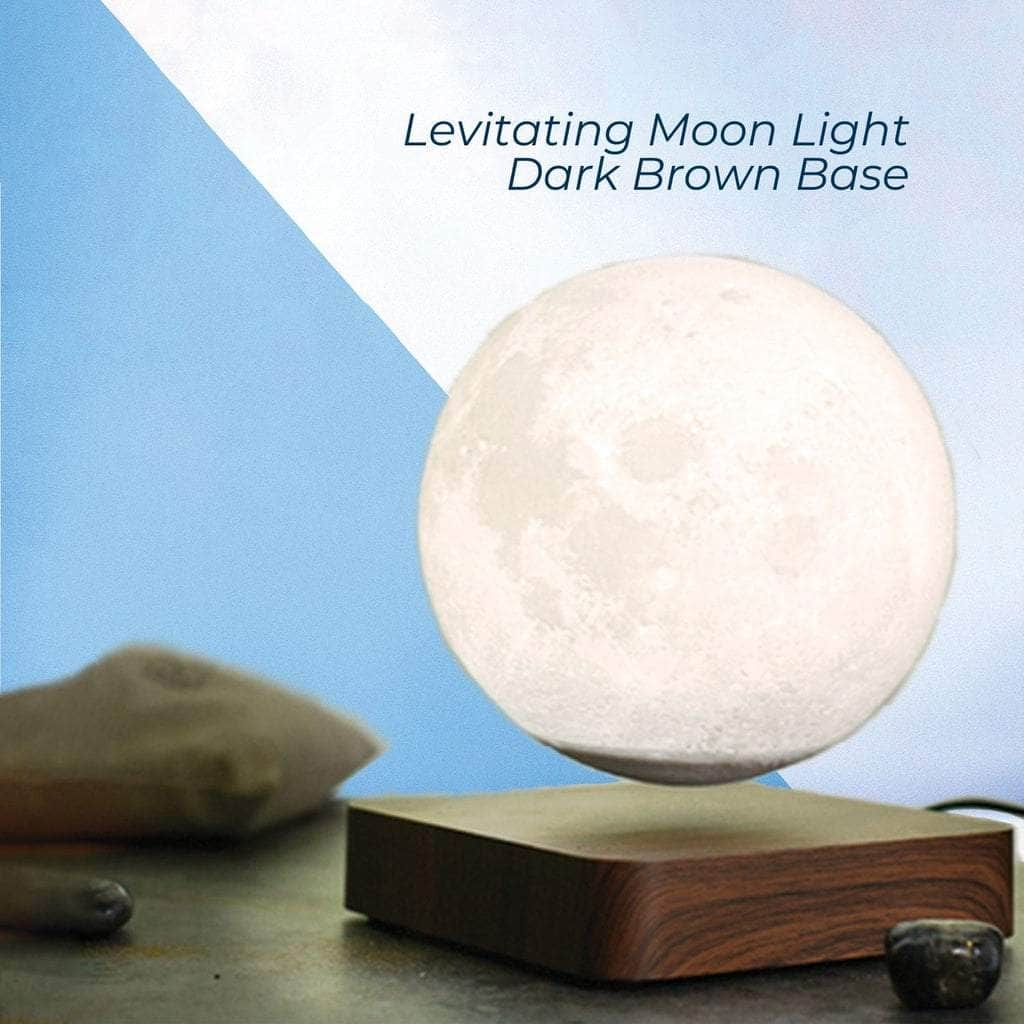 Magnetic Levitating Moon Dark Brown Base