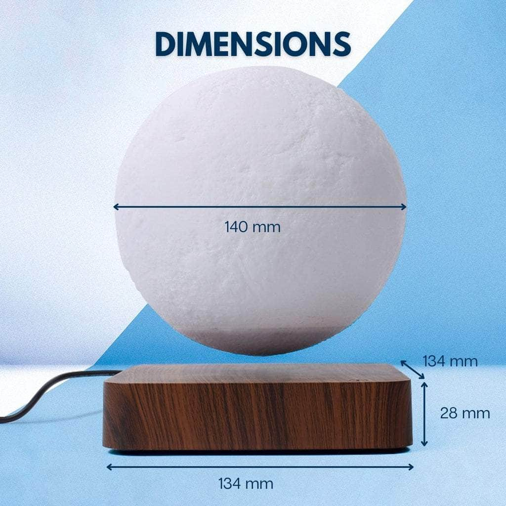 Magnetic Levitating Moon Dark Brown Base