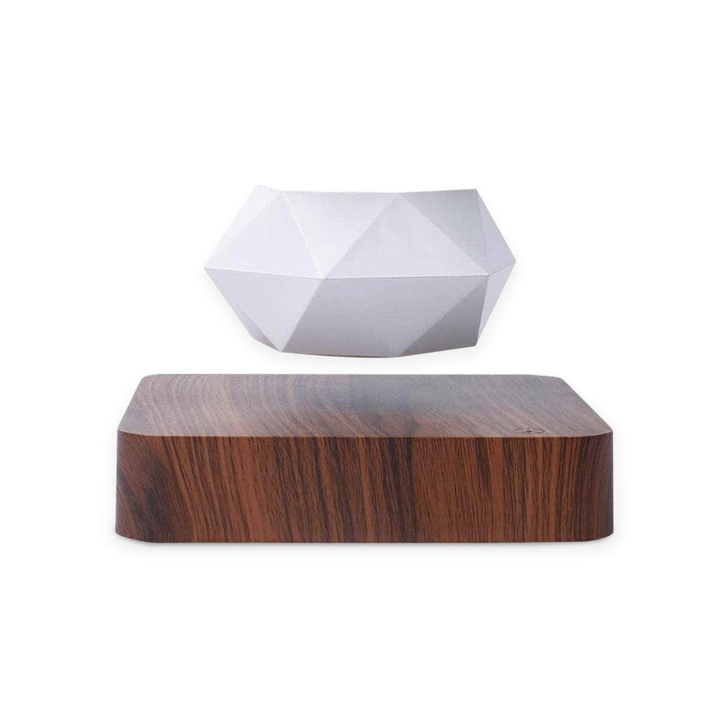 Magnetic Levitating Plant Pot Dark Brown Base