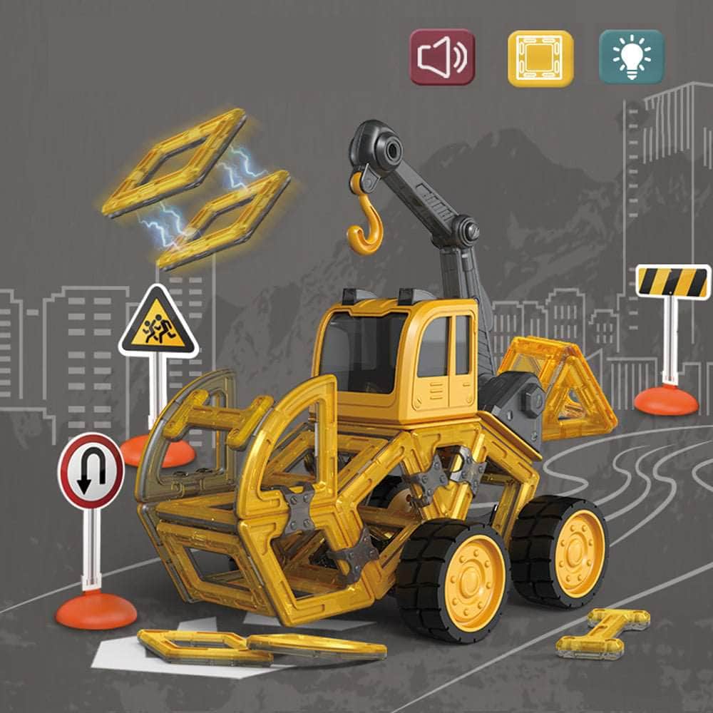 Magnetic Truck Diy With Music Lights - Christmas Gift