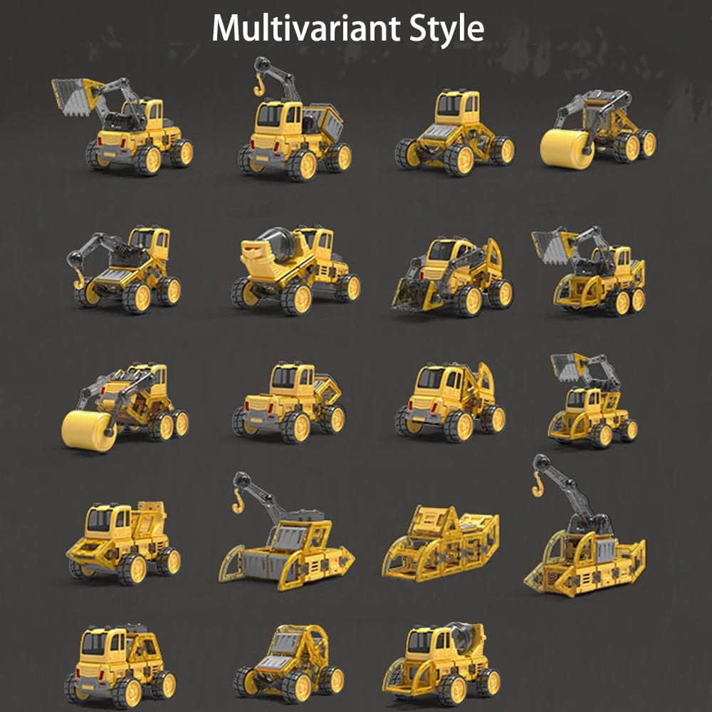 Magnetic Truck Diy With Music Lights - Christmas Gift