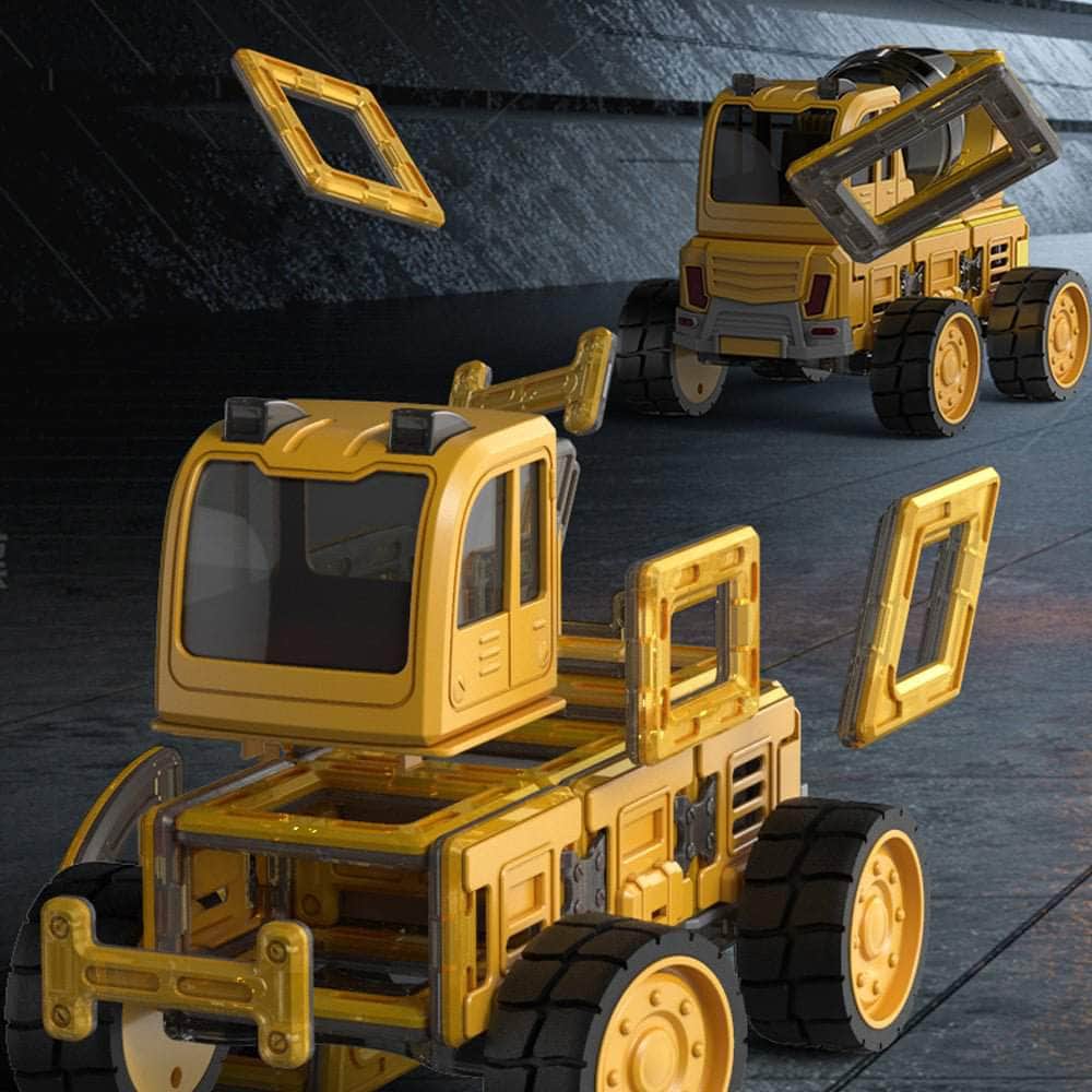 Magnetic Truck Diy With Music Lights - Christmas Gift